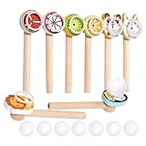 Ball Blasrohr Spielzeug – 8-teilige Party Geschenke Spielzeug | Ball Blasrohr Spiel – Für Drinnen Draußen Kindergarten Familie Geburtstag Weihnachten Mitgebsel Kindergeburtstag Geschicklichkeit