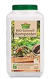 BIO Schnell-Komposter | Kompostbeschleuniger unterstützt den Verrottungsprozess für Humus in 3-6 Monaten | biologisch GÄRTNERN Gütesiegel