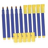 Mikikit 10 Stück Teiliges Geldprüf Stifte mit Wasserbasierter Lichtbeständiger Vielseitig Einsetzbar zur Falschgelderkennung und Markierung Geeignet für Banknotenprüfung im Einzelhandel