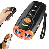 HZK Antibell für Hunde, Ultrasonic Anti-Bell-Gerät, 4 Modi zum Hunde-Bellen Stoppen, 7 M Reichweite, Wiederaufladbar & Sicher, Effektiv für Kleine, Mittlere und Große Hunde