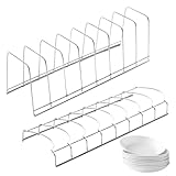 Abtropfgestell Abtropfgestell | 2X Küchenorganizer | Teller und Schüssel-Organizer, Edelstahl Schüssel-Abtropfgestell Tellerständer für Küchenschrank Aufbewahrung