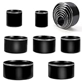 Lochstanzer Leder Set 7 Stück Runde Locher Werkzeug Locheisen Stanzwerkzeug 20/25/30/35/40/45/50 mm Lederhandwerk DIY Tools