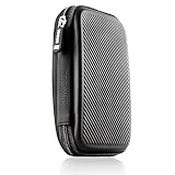 Duronic HDC2 BK externe Festplatten Schutzhülle - Stoßsichere Festplattentasche - 2,5' SSD Cover - Hardshell Tasche - Hülle für Western Digital