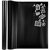 Operitacx 2 Stk Tafelfolie Zwischenablage Papier Kreide Magnettafel Etiketten Planke Film Aufkleber Pinnwand- Sammelalbum Faltbar Whiteboard Tischplatte Schulbedarf Pvc