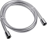 Cornat Brauseschlauch - 150 cm Länge - Kunststoff transparent - 1/2 Zoll Anschluss geeignet für Armaturen & Brausen / Duschschlauch Made in Germany / Ersatzschlauch für Dusche & Badewanne / TB3010