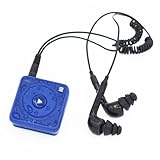 Mighty Wave (2026 Edition) Wasserdicht IPX7 Spotify & Amazon Music Player - Inklusive wasserdichten kabelgebundenen Kopfhörern - Perfekt zum Schwimmen - Musik + Podcasts