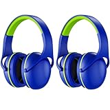 ProCase 2 PCS Kinder Gehörschutz NRR 24dB Lärmschutz für 2-10 Jaren, Kopfhörer Ohrenschützer Kapselgehörschutz für Schlaf, Reisen & Karnevalsumzügen -Navy