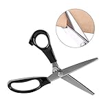 Zackenschere Stoff Dekorative Runde / Dreieckkante Schere Behandelt Professionelle Schneiderei Schere Clipper Ideal für Stoffe Auskleidungen Leder und Kunsthandwerk (3 4 5 7 mm) (3 mm)