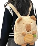 Generisch Tierrucksack-Taschen,Cartoon-Kinderrucksack | Plüsch niedlicher Kinderrucksack Tierrucksack | Cartoon-Schultasche mit großem Fassungsvermögen, gefüllte Umhängetasche für und Mädchen