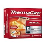 ThermaCare Nacken, 6 Stück, Wärmepflaster für Nacken, Schulter und Handgelenk, wirksam Nackenschmerzen lindern, Originalware von Angelini Pharma Deutschland