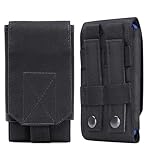 Handy Gürteltasche,Handytasche Gürtel,Universelle Taktische Armee-Handy-Gürteltasche Geschenke Für Männer Für iPhone/15/14/13/12/11/ Pro/Max/XS/Max Samsung Galaxy/S21/FE/S22 Ultra/A54/A53(Schwarz)