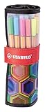 Fineliner - STABILO point 88 - ARTY - 25er Rollerset - mit 25 verschiedenen Farben