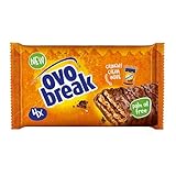 Ovomaltine OVO BREAK Waffel & Schoko-Riegel - knuspriger Snack mit dem unverwechselbaren Geschmack unserer beliebten Crunchy Cream, natürlich ohne Palmöl (4 x 39g)