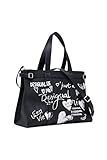 Desigual Shopper Umhängetasche Hobart Seshat Shopping Bag Black schwarz