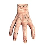 Cirdora Wednesday Addams Thing Hand Action Figur Moukkey Wednesday Addams Thing Hand, Gothic Wednesday Addams Family Thing Figur Handmodell, Mittwoch Realistische Gruselige Requisiten Dekorationen