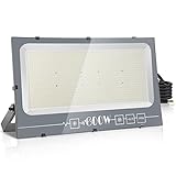 loyal 600W LED Strahler Außen, Superhell 60000LM LED Außenleuchte, 3000K Warmweiß LED Außenstrahler, IP66 Wasserdicht LED Flutlicht für Garten Garage Türen, können den Winkel frei einstellen