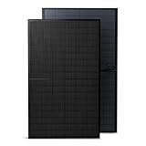 Solakon Solarmodul 450W, bifaziales monokristallines Solarpanel, 40v Photovoltaik Solarmodule/Solar Module für Balkonkraftwerk/Solaranlage 400w/500w Solar Panel für Photovoltaik Komplettanlage (1 Stk)