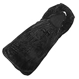 VANZACK Bürostuhlbezug Elastisch Passend für Drehstuhl mit Armlehnen Waschbarer Schutzbezug in Schwarz Rückenhöhe Rutschfester Flexibler Sitzbezug für Esszimmer und Home Office