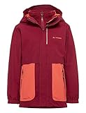 VAUDE Mädchen Kids Campfire 3in1 Jacket Girls, Salsa/orange, 134-140 EU