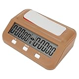 Schachuhr, Tragbar, Professioneller Schach-Timer mit Digitaler Zeitmessung, Klares Display und Praktisches Design für Schachspiele, Hochwertiges ABS-Material (#2)
