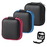 3 Stück In-Ear Kopfhörer Tasche - In Ear Headphones Schutztasche - Earphones Etui Case Cover Hülle für Kopfhörer,Mini Kopfhörer Tasche,für In Ear Earphones,MP3 Player,iPod Nano,Schlüssel,U Festplatte