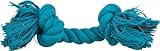 TRIXIE Spieltau für Hunde, petrol, 20 cm, 3271, Baumwollgemisch, zum Apportieren und Tauziehen