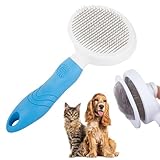 Bürste für Katzen und Hunde - Selbstreinigendes, Ergonomisches und Leichtes Zubehör für Katze und Hund. Hundebürste, Katzenbürste - Geeignet für Langhaar und Kurzhaar-Tierhaare ideal zur Fellpflege