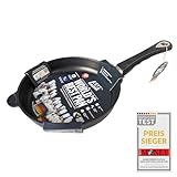 AMT Gastroguss The World´S [.] Bratpfanne Induktion, Ø 24 cm, Höhe 5 cm, Aluguss (Aluminium), Lotan® Antihaftbeschichtung für fettfreies Braten, AMZN-I-524-E