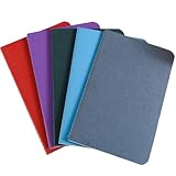 Ezranova 5er-Pack A6-Notizbücher, tragbares Mini-Notizbuch, Notizblöcke, tragbares Schulnotizbuch, 5 Farben, kleines Notizbuch mit Softcover für Tagebuch, Notizen, Skizzen, Malen, Schreiben