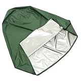 ANDRESLAD wasserdichte Gartenbrunnenabdeckung 420D Oxford Runde Schutzhülle D36 x H42 Zoll Mit Kordelzug Wetterfest Ideal Für Den Außenbereich Schützende Abdeckung Für