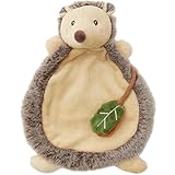 Bieco Baby-Igel Kuscheltier | Süßes Waldtiere-Geschenk aus Baumwolle | Schnuffeltuch und Schmusetuch mit Knister-Spielzeug