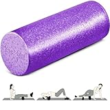 Yes4All Hochdichte Schaumstoffrolle EPP 30/45/60/90 CM Foam Roller, Faszienrolle für Rücken, Beine, Muskelrolle, Yoga-Roller, Regeneration, Dehnung & Fitness-Rolle zur Selbstmassage