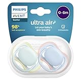 Philips Avent Ultra Air SCF085/11 Uni Schnuller, 0-6 Monate, 2 Stück