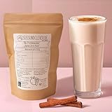 süssundclever.de® Bio Proteinpulver 'Apfel-Zimt-Kick' | 500g | vegan | 60% Protein | mit Dattelsüße, Apfel und Ceylon Zimtpulver | mit Reisprotein & Erbsenprotein | ohne Zuckerzusatz oder Aromen