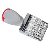 Stempel Line Date Englischer Datumsstempel Bürostempel Rotierender Stempel Gummi Englischer Datumsstempel Für Scrapbooking