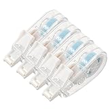 BELLIFFY 4 Stück klebeband doppelseitig double sided tape Schneidbare Klebeband klebeband-doppelseitig doppelseitiges-klebeband Klebstoff Scrapbook-Kleber Punktband Kleberoller Plastik
