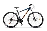 Mountainbike Bicycle for Women Men, 21 Gang Shimano, Chain Switch, Aluminum Frame, Mechanical Disc Brake, MTB Hardtail Bicycle Bike