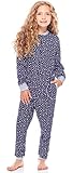 Merry Style Mädchen Schlafstrampler Strampelanzug MS10-186 (Marine Sterne Melange, 134-140)