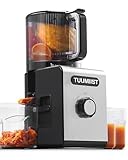150mm XXL-Entsafter, TUUMIIST Großkalibriger Entsafter Testsieger für Obst & Gemüse, 3L Füllvolumen Für Familie – 99% Saftausbeute, BPA-frei, REV Anti-Blockier-System + Ein-Klick-Reinigung