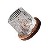 Cabilock 1 Set Rotierendes Whiskeyglas Farbige Weingläser Schnapsgläser Weinbecher Whiskey Highball Cocktailgarnitur Japanische Whiskeygläser Zarte Cocktailbecher Handdekor Holz