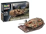 Revell Modellbau, Jagdpanzer IV (L/70), Bausatz, Maßstab 1:76, 83 Teile, Bastelset ab 12 Jahren, Detailgetreues Modell, Militärfahrzeug, Authentische Nachbildung
