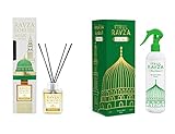 Duft der Medine Ravza, Medine Ravza Kokusu (400ml) und Medine Ravza Raumduft Diffuser (100 ml) Set, 2-in-1-Set - Aromadiffusers - Lufterfrischer - Duftdiffusor - Raumbeduftung - Kampagne