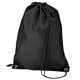 Quadra Tasche für Sportbekleidung, 7 Liter (2 Stück/Packung) (Einheitsgröße) (Schwarz)