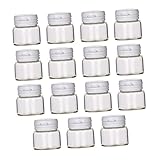 CRILSTYLEO 15er-box Kosmetische Flasche Behälter Für Reise-toilettenartikel Cremetiegel Reisetöpfe Für Cremes Schminkdosen Mit Deckel Leere Nachfüllbare Gläser Klarer Behälter Glas