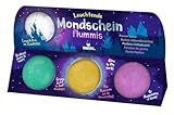 Generisch Moses. Leuchtende Mondscheinflummis (3er Set) ca. Ø3 cm | Hüpfbälle Nachtleuchtend | Gummiball | Mitgebsel Kindergeburtstag Gastgeschenke | Springball | give aways Mitbringsel für Kinder