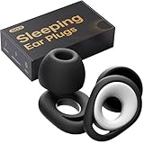 QWH Ohrstöpsel zum Schlafen, Wiederverwendbare Ohrstöpsel aus Silikon mit Geräuschunterdrückung für Konzentration, Schlafen, 25dB–28dB Geräuschreduzierung, 8 Ohrenschützer in Drei Größen(S, M*2, L)