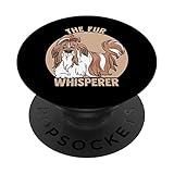 Der Fellflüsterer, Furologe Hundefriseur Shih Tzu Tierliebe PopSockets mit austauschbarem PopGrip