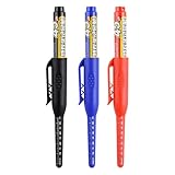 3 Stück Tracer Pencil Kit, Long Nib Marker Pen, Tieflochmarker Tracer, Tracer Permanent Marker Stifte, Wasserdichte Konstruktion Markierungsstifte, Wasserdichter Baumarker