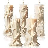 5 Stück Kerzen Silikonformen Kerzenformen zum Gießen DIY-Kerzen im Römischen Stil Kerzenformen Silikon für Duftkerzen Auch Geeignet für Handgemachte Seifen Urlaubskerzen