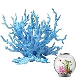 Künstliche Koralle – Simulation von Aquarienpflanzen, farbenfrohe Tankdekoration | Realistische Korallenornament mit mehreren Farbtönen für die Konfiguration von Süßwasser, Anzeige, Thema Erde